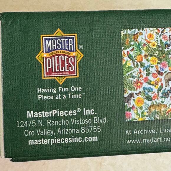 MasterPieces 1000 Piece Linen Jigsaw Puzzle Family Safari 19.25x26.75 Fun NEW - Picture 11 of 12